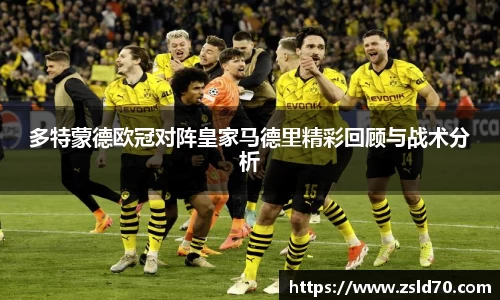 多特蒙德欧冠对阵皇家马德里精彩回顾与战术分析